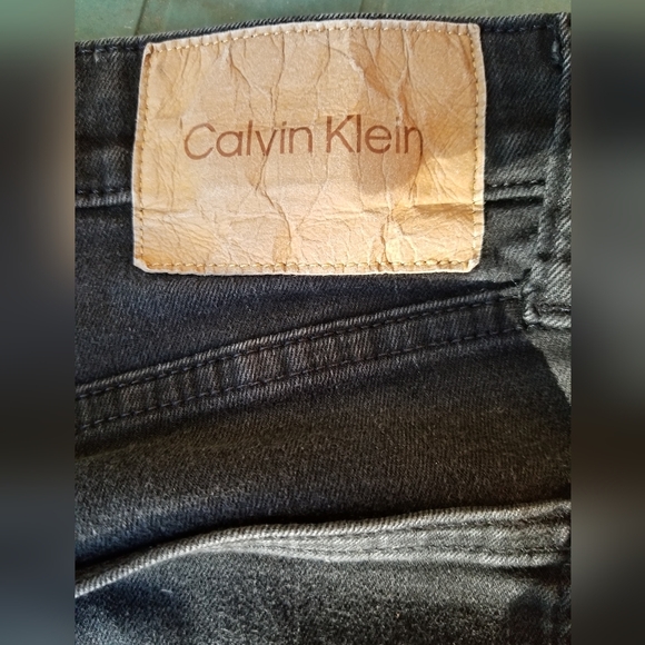 Skinny Jean's Calvin Klein Womans Pants w34 x l32 Black Bangladesh 81kc736 - Picture 5 of 16